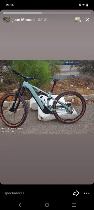 Bicicleta Eléctrica de Montaña