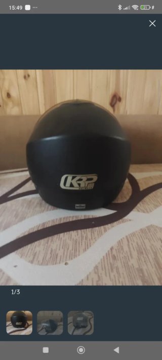 Casco de Moto KRP Negro