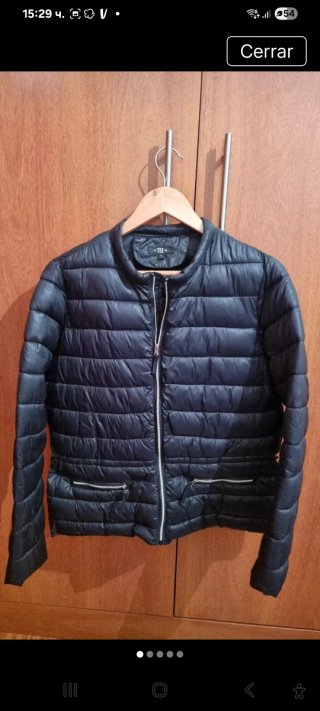 Plumífero ligero TEX negro Talla L
