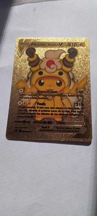 Carta Pokémon Pikachu Vuelo Dorado