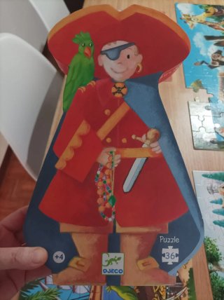 Puzzle Infantil Djeco Pirata 36 Piezas
