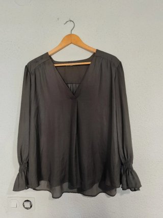 Blusa verde oliva, Talla XL