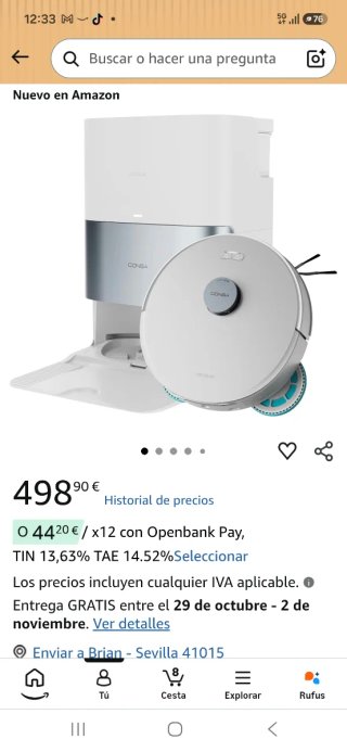 Robot Aspirador Cecotec Conga