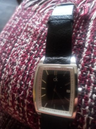 Reloj Calvin Klein K30210 con Correa de Cuero negr