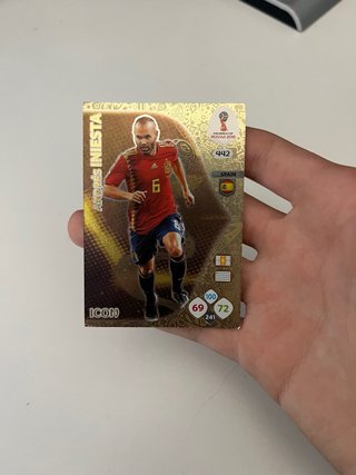 Carta Andrés Iniesta Mundial 2018