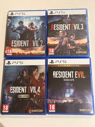 4 Juegos Resident Evil PS5