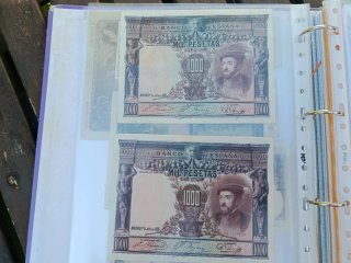 2 Billetes de 1000 Pesetas (1925)