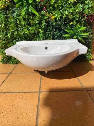 Lavabo Blanco de Cerámica