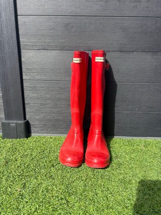 Botas de Lluvia HUNTER Rojas Talla 37