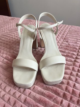 Sandalias Stradivarius Tacón Ancho Plataforma