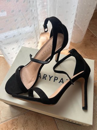 Sandalias de tacón negras Marypaz