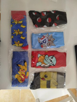 Set de 6 Pares de Calcetines Pokémon