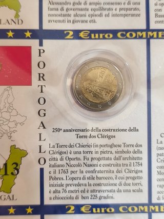 Moneta 2 Euro Commemorativa Portogallo 2013