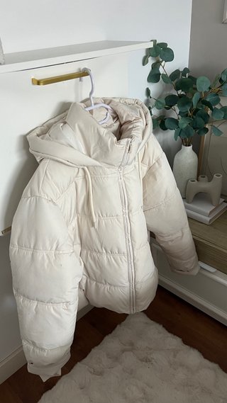 Plumas ZARA Blanco Crudo Talla XL