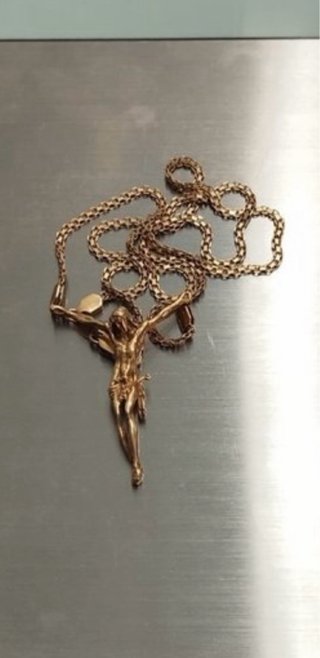 Cadena con Cruz de Oro 18k 18 gramos