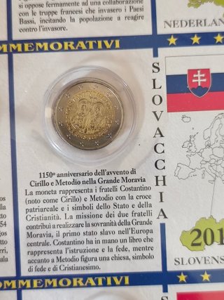 Moneta 2 Euro Commemorativa Slovacchia 2013