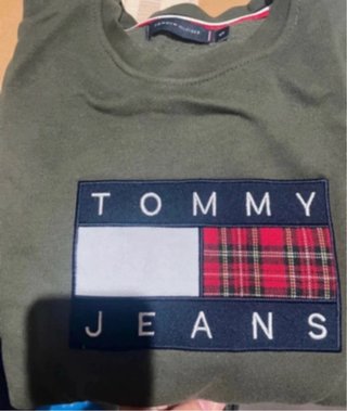 Sudadera Tommy Hilfiger Verde Talla S