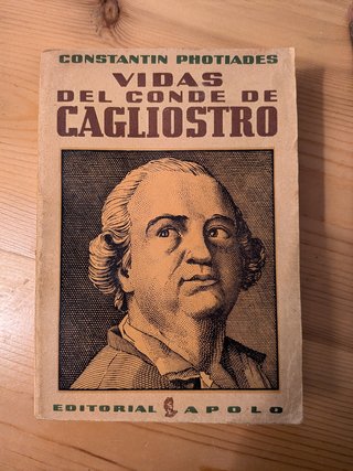 Vidas del Conde de Cagliostro (C.Photiades)