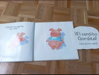 Juega al escondite con el cerdito Wibbly