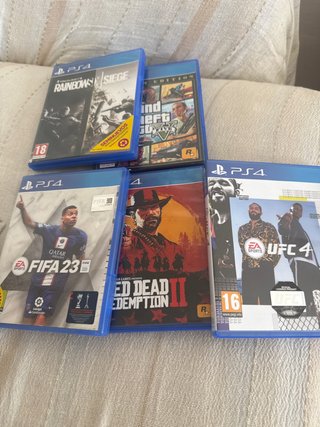 Lote de 5 Juegos para PS4