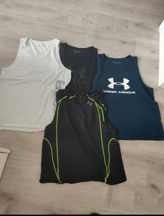 Lote 4 Camisetas Tirantes Under Armour