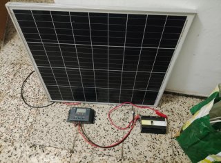 Placa solar inversor y controlador