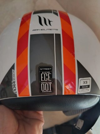 Casco Moto Jet MT Helmets Street Talla XS