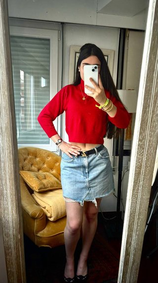 Zara Falda vaquera