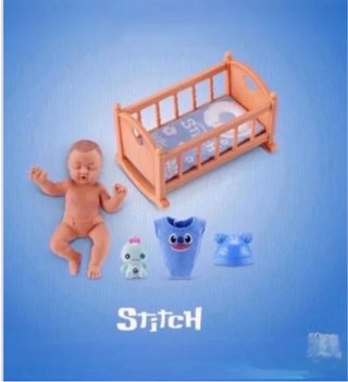 BOLA REPETIDA CUNA STITCH MY MINI BABY