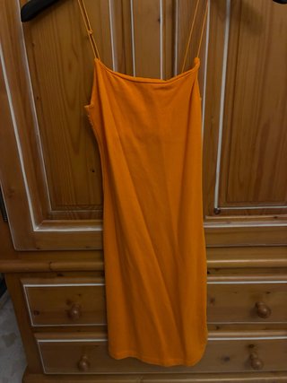 Vestido Naranja de Tirantes