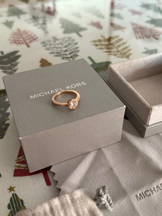 Anillo Michael Kors Oro Rosado Talla 6