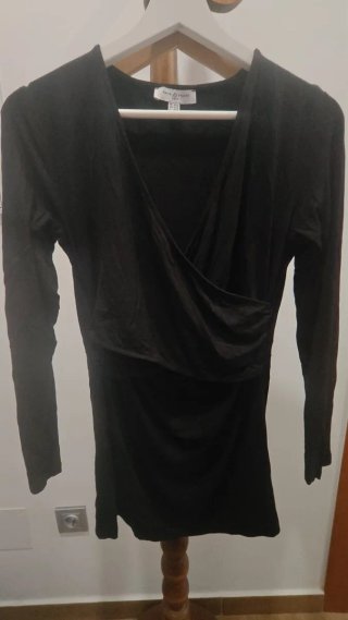 Camiseta Embarazo y Lactancia Envie de Fraise Negr