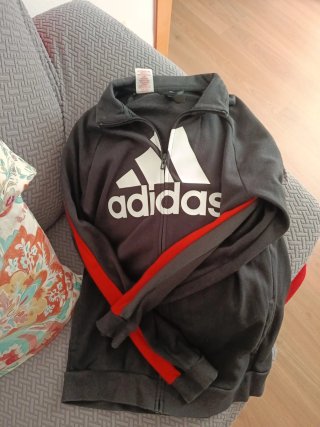 Chaqueta Chándal Adidas Negra Talla M