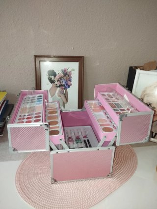 Maletín de Maquillaje Rosa