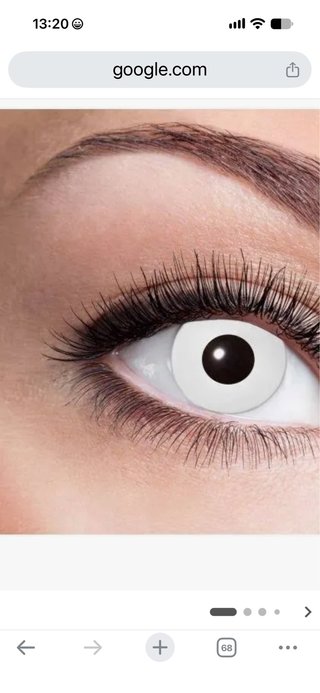 Lentillas Halloween White Zombie