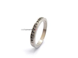 alianza oro 18k con piedra con diamante