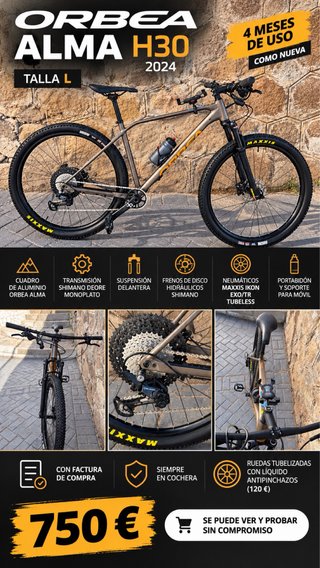 Bicicleta Orbea Alma H30 2024 Talla L