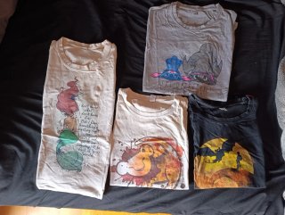 Lote 4 Camisetas Pampling Manga Corta