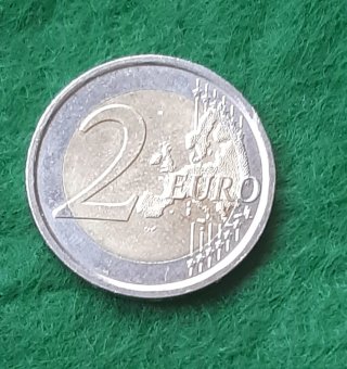 Moneta da 2 Euro circolata