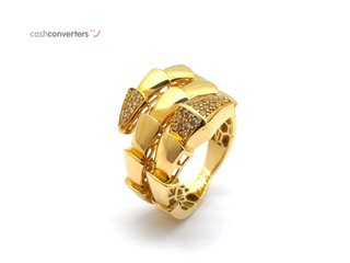 sortija oro 18k con piedra con circonita