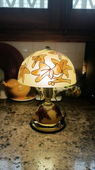 Lámpara Vintage Táctil de Cristal