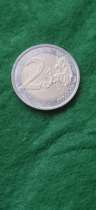 Moneta da 2 Euro circolata
