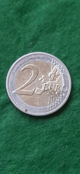 Moneta da 2 Euro circolata