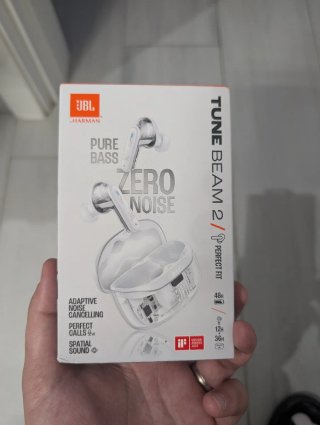 Auriculares JBL Tune Beam 2 Blancos Fantasma (New)
