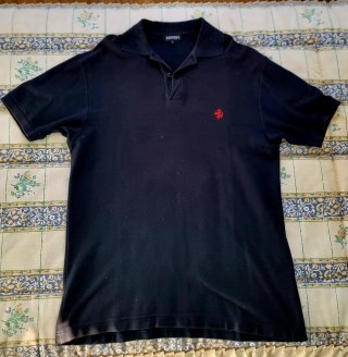 Polo Ferrari Negro Talla L