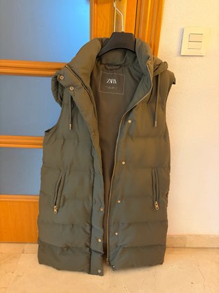 Chaleco Acolchado Zara Verde Oliva