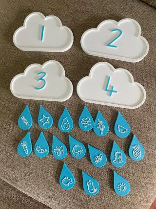 Juego Educativo Nubes de Sílabas