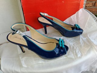 Zapatos de tacón Avance azul y turquesa