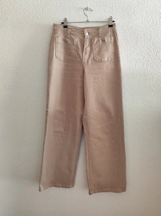 Pantalón Vaquero Beige Talla 36
