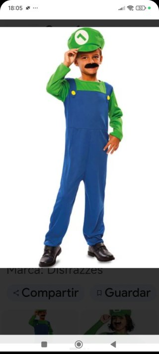 Disfraz de Luigi